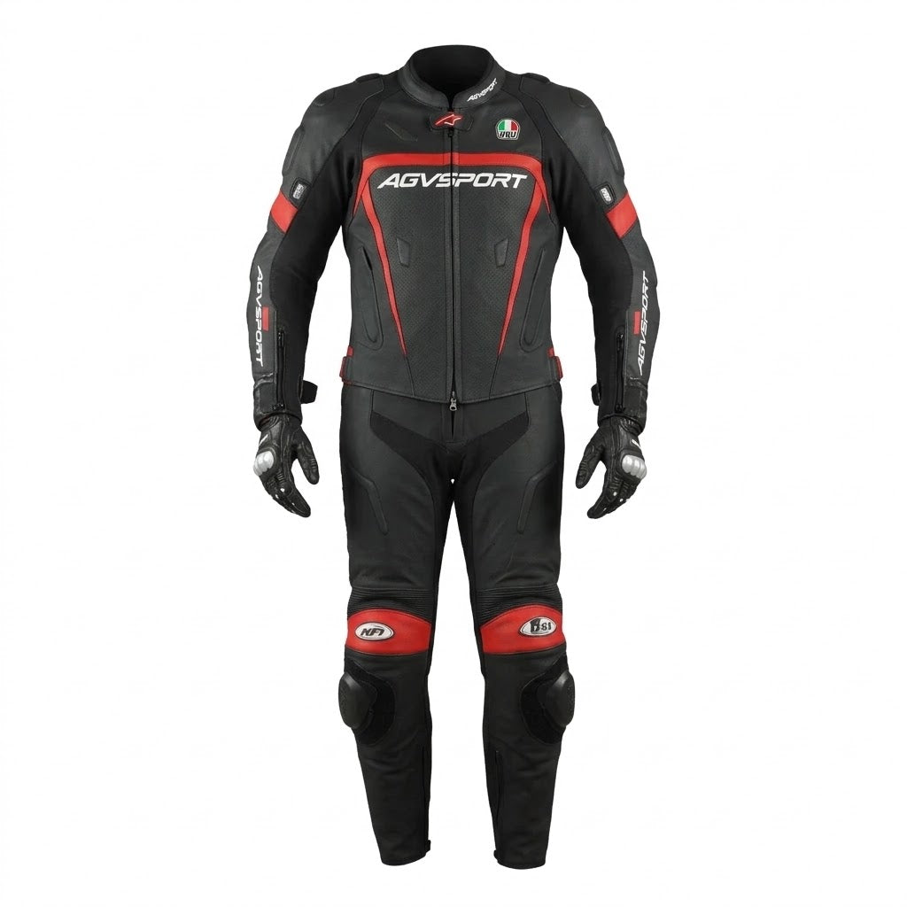 AGVSport Willow Perforated Men's Motorcycle Leather Suit