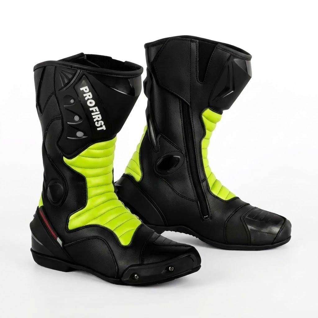 Eagle Moto Pro First Rider Bundle – Jacket, Pants, Gloves & Boots | Neon Yellow
