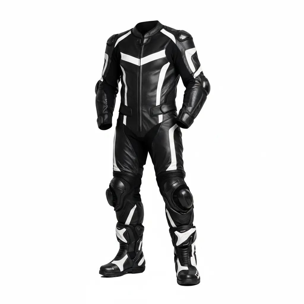 Stealth Pro Men's Leather Motorcycle Racing Suit