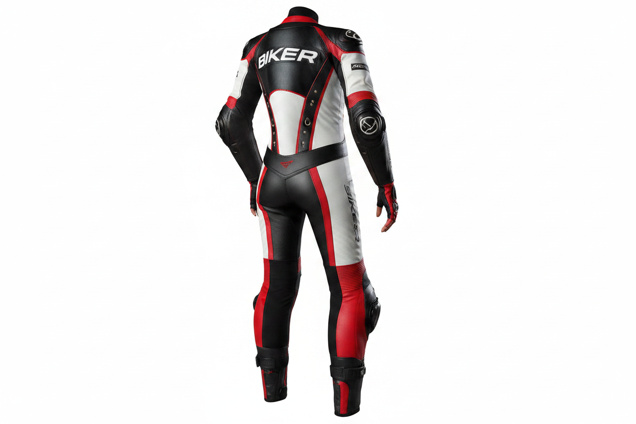 Biker Women's Racing Suit - Back