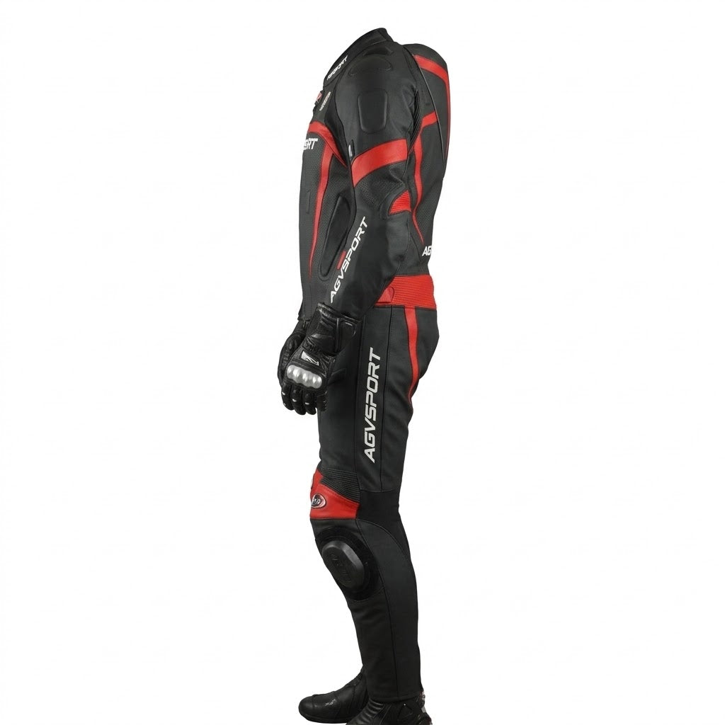 AGVSport Willow Perforated Men's Motorcycle Leather Suit