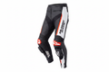 Mugen Race Leather Motorcycle Racing Trouser Black White Red