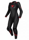 SHIMA Women's Black Red Racing Suit Front View