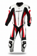 RST Pro Series CPX-C Men's One-Piece Motorcycle Racing Leather Suit White Black Red
