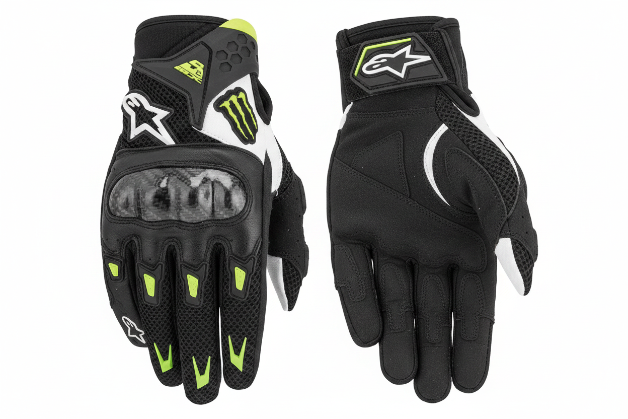 alpinestars monster energy handschuhe SMX-2 Air Carbon Gloves Black White Neon Green – Carbon Fiber Knuckle – Eagle Moto Color:Electric Yellow / Black (+$200) Simplon grid Cube Nuroad Gravel 2021