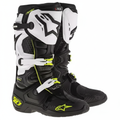 Alpinestars Tech 10 MX Motocross Enduro Boots - Black White Neon Yellow