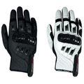 Zenith Star Sport Motorcycle Gloves — White Black | Carbon Knuckle Street Protection