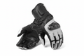 REV'IT Motorcycle Racing Gloves Black Silver Carbon Fiber Knuckle Premium Leather Pair