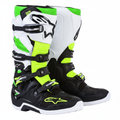 Alpinestars Tech 7 MX Motocross Boots - Black White Neon Yellow Green Vegas Edition