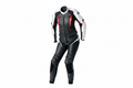 BMW Motorrad Women's Two-Piece Black White Red Leather Racing Suit