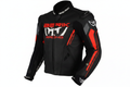 Berik Racing Leather Motorcycle Jacket Black Red