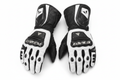 Dainese Motorcycle Racing Gloves Black White Full Finger Premium Leather Pair