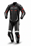 Spidi Supersport Wind Pro EVO Men's One-Piece Motorcycle Racing Leather Suit Black White Red