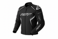 RST S-1 Leather Motorcycle Jacket Black White