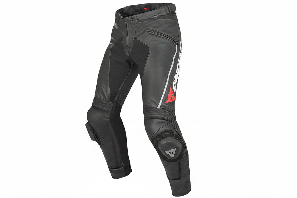 Dainese Delta Pro Leather Motorcycle Racing Trouser Black