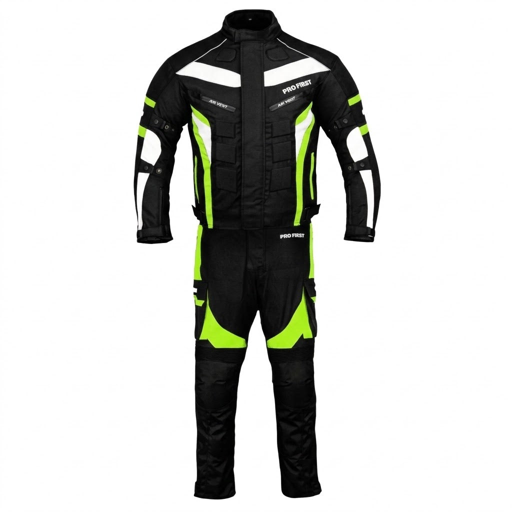 Eagle Moto Pro First Rider Bundle – Jacket, Pants, Gloves & Boots | Neon Yellow