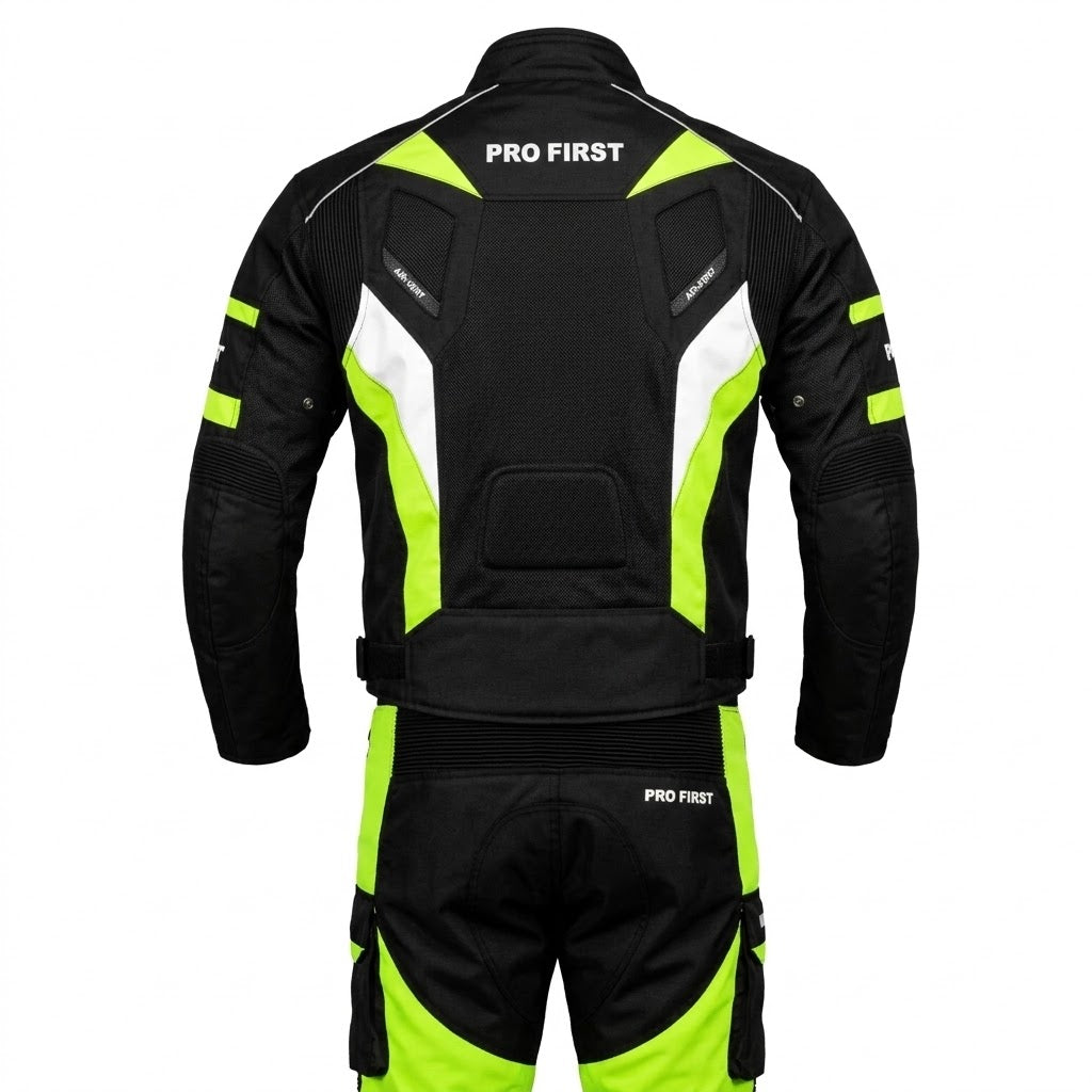Eagle Moto Pro First Rider Bundle – Jacket, Pants, Gloves & Boots | Neon Yellow