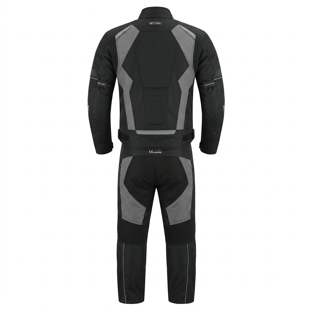 Eagle Moto All-Weather Touring Bundle – Suit, Gloves & Boots | Black/Grey